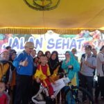 Jalan Sehat Bentuk Generasi Kuat SMK 1 BELIDA DARAT Kabupaten Muara Enim Sumatera Selatan