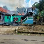 Satu Rumah Warga Di Desa Sukacinta Hangus Terbakar, Diduga dari Korsleting Listrik