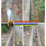 SANGAT DI SAYANGKAN PEMBANGUNAN RENASE/SIRING DI JALAN PADAT KARYA BELUM SELESAI SUDAH RUBUH